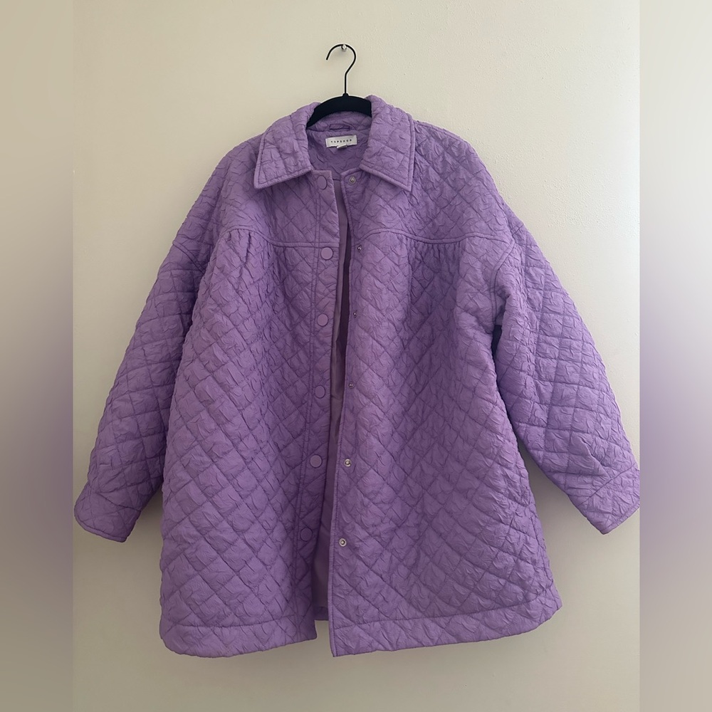 Top Shop Oversized Pastel Buttondown Jacket